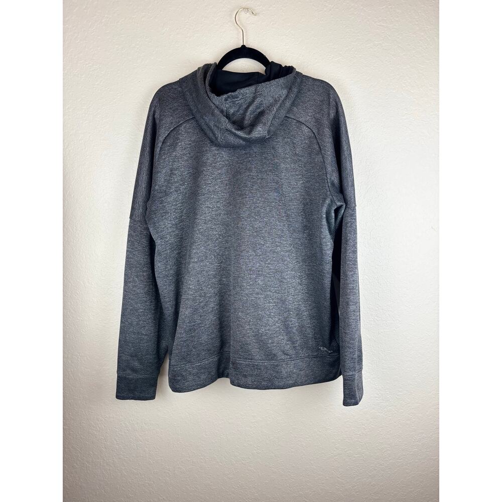 Adidas Climawarm Gray Kangaroo Pocket Hoodie Size Large - Picture 6 of 6